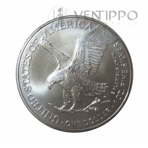 Estados Unidos, Dollar Plata ( 1 OZ. 999 mls. ) 2022. Liberty Eagle II.