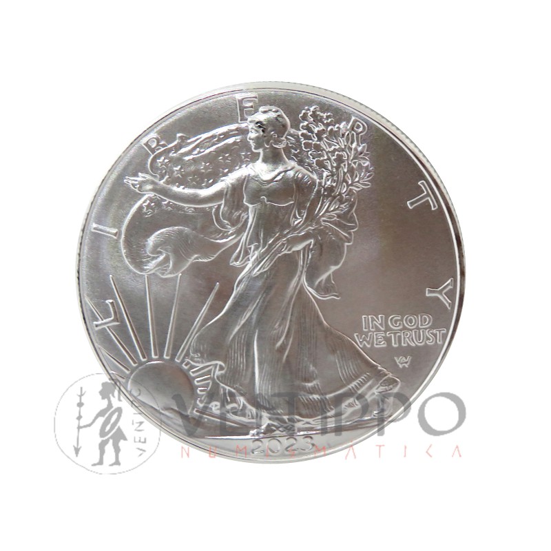 Estados Unidos, Dollar Plata ( 1 OZ 999 mls. ) 2023 Liberty Eagle II.