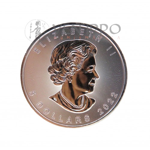 Canadá, 5 $ Plata ( 1 OZ ley 9999 mls .) Hoja de Arce / Sistema Solar coloreada, 2022.