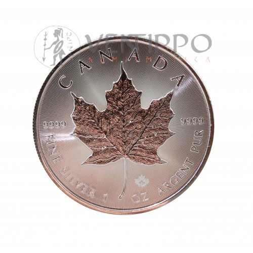 Canadá, 5 $ Plata ( 1 OZ 9999 mls ) Hoja de Arce 2023 S/C