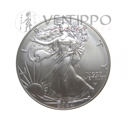 Estados Unidos, Dollar Plata ( 1 OZ 999 mls ) 2024 Liberty Eagle II